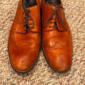 Cole Haan 10 1/2 brown flare designed shoes.